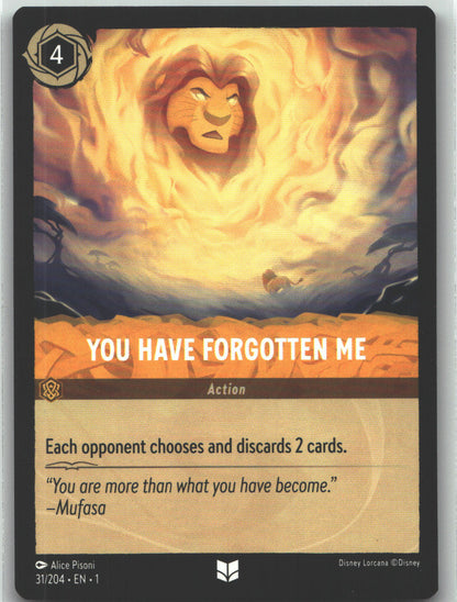 You Have Forgotten Me