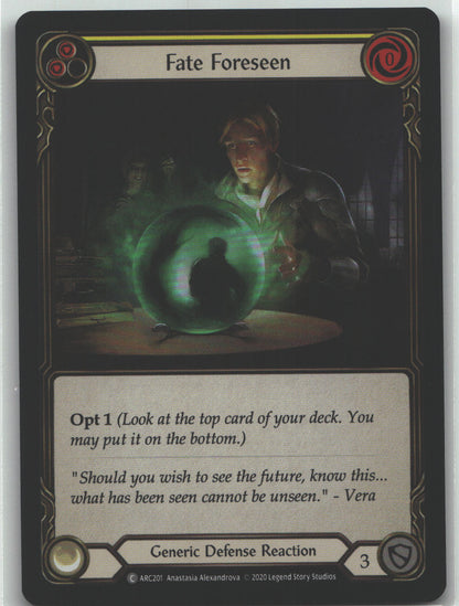 Fate Foreseen (Yellow)