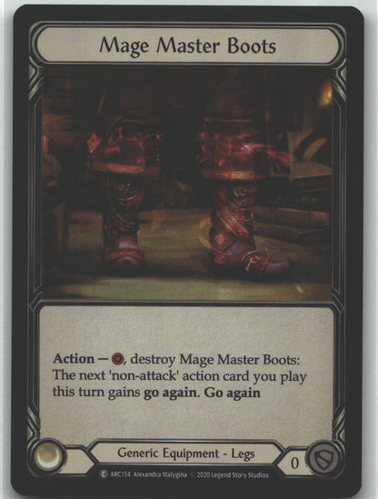 Mage Master Boots | Near Mint / English / Unlimited Edition Rainbow Foil