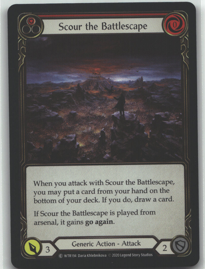 Scour the Battlescape (Red)