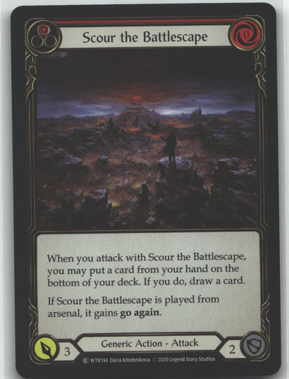Scour the Battlescape (Red)