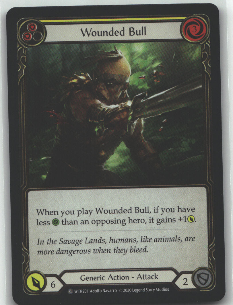 Wounded Bull (Yellow)