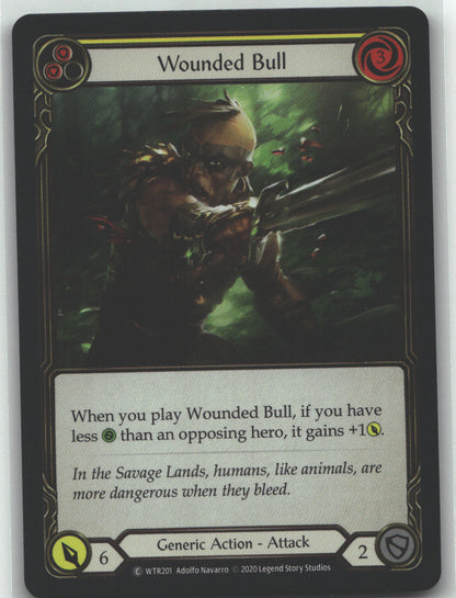 Wounded Bull (Yellow)