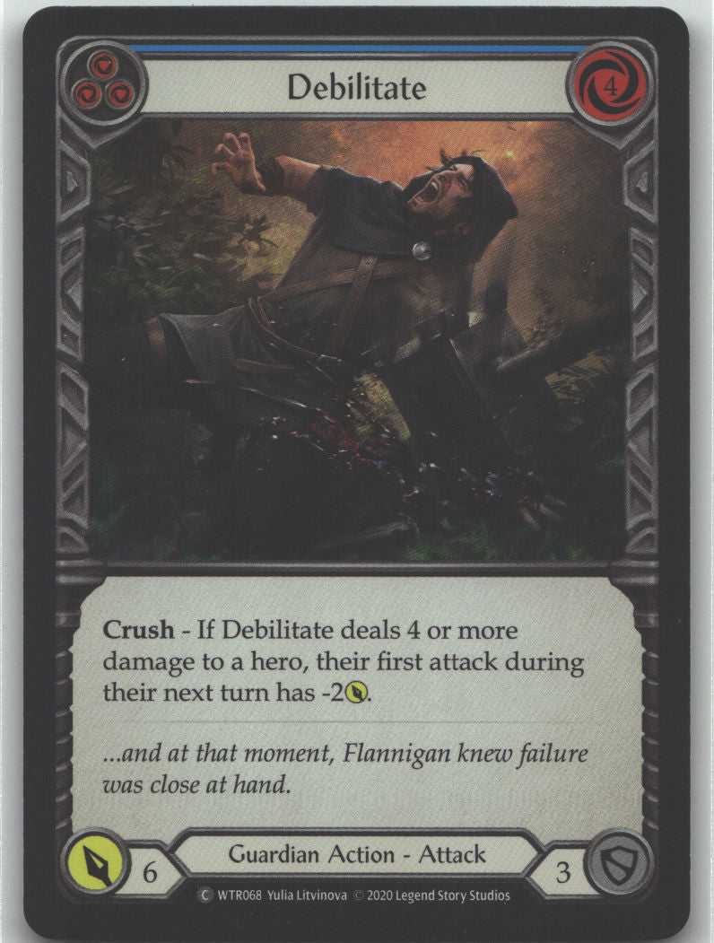 Debilitate (Blue) | Near Mint / English / Unlimited Edition Rainbow Foil