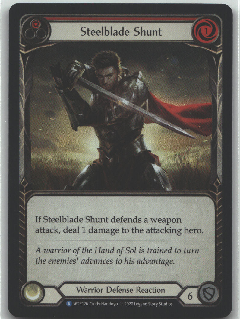 Steelblade Shunt (Red) | Near Mint / English / Unlimited Edition Rainbow Foil