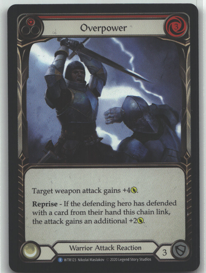 Overpower (Red) | Near Mint / English / Unlimited Edition Rainbow Foil
