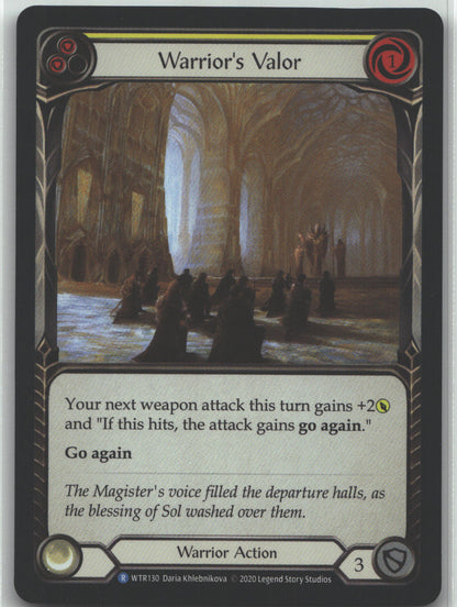Warrior's Valor (Yellow)
