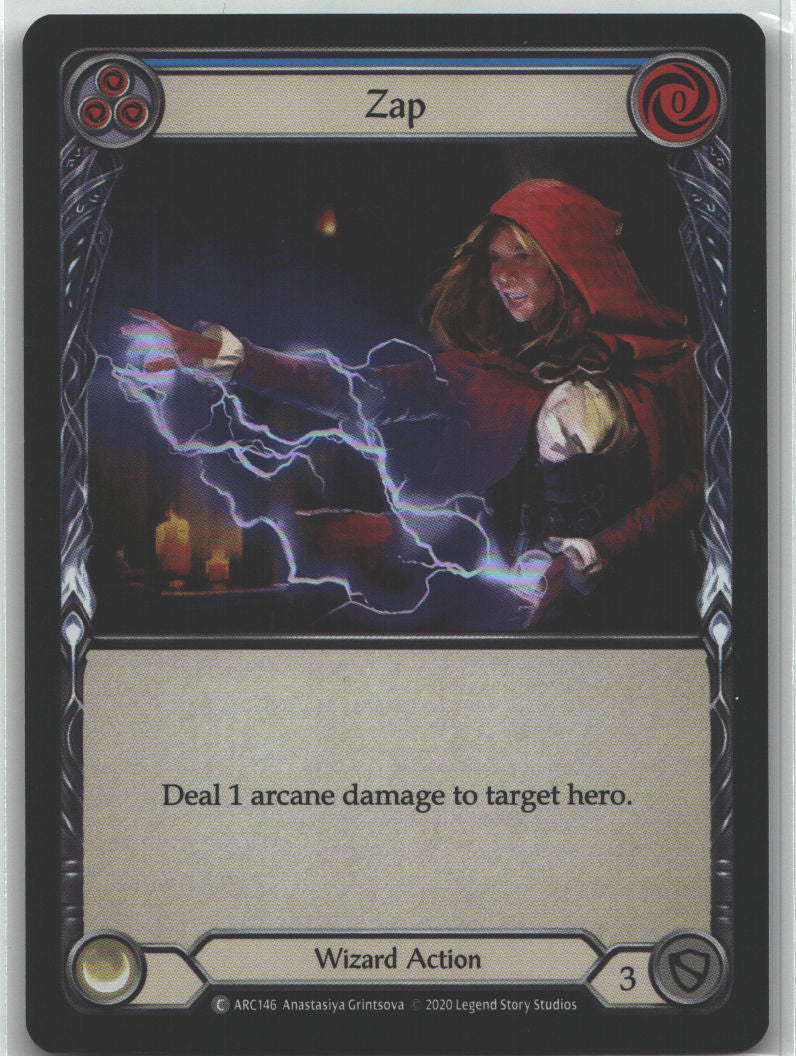 Zap (Blue) | Near Mint / English / Unlimited Edition Rainbow Foil