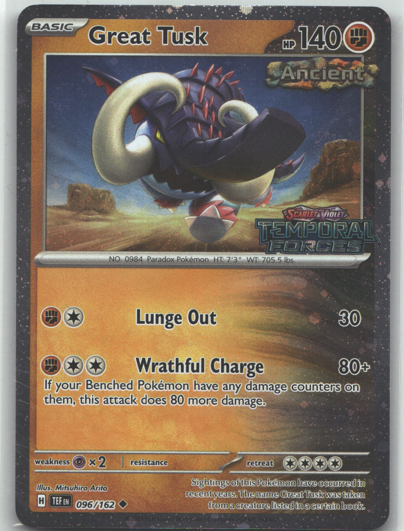 Great Tusk - 096/162 (Temporal Forces Stamped)