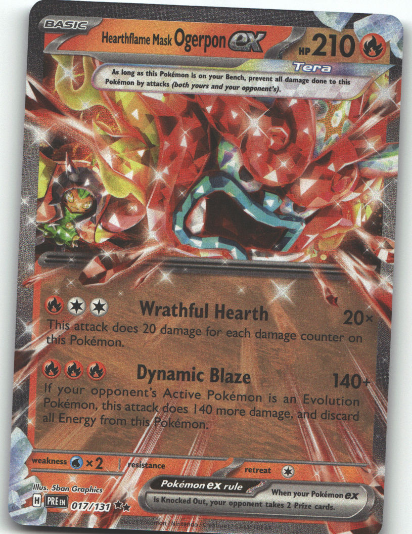 Hearthflame Mask Ogerpon ex - 017/131