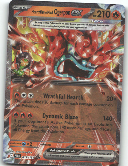 Hearthflame Mask Ogerpon ex - 017/131