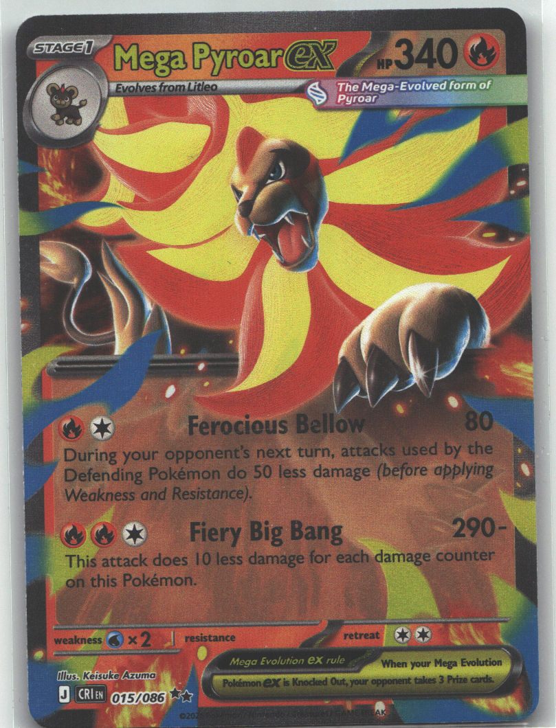 Mega Pyroar ex - 015/086