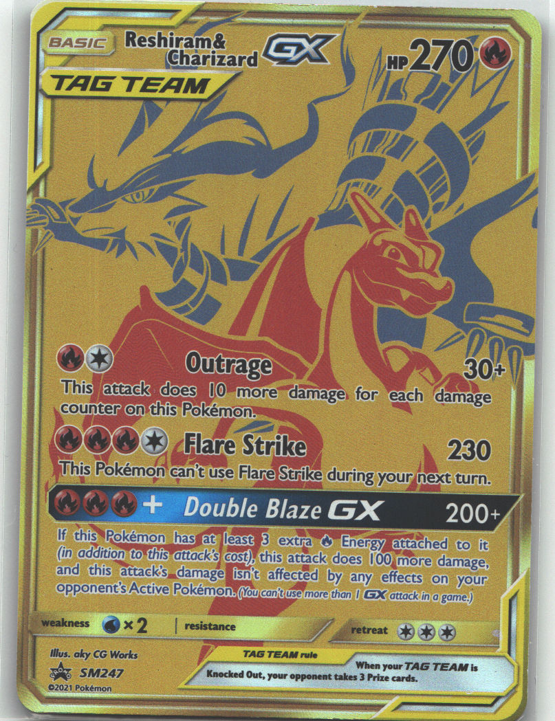Reshiram & Charizard GX - SM247