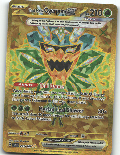 Teal Mask Ogerpon ex - 221/167