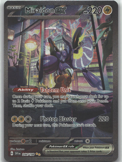 Miraidon ex - 244/198 | Moderately Played / English / Holofoil