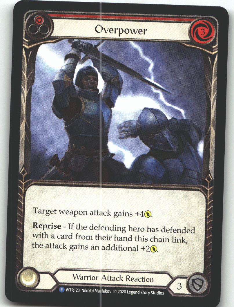 Overpower (Red) | Near Mint / English / Unlimited Edition Normal
