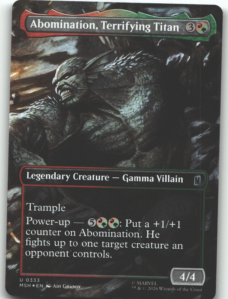 Abomination, Terrifying Titan (Borderless)