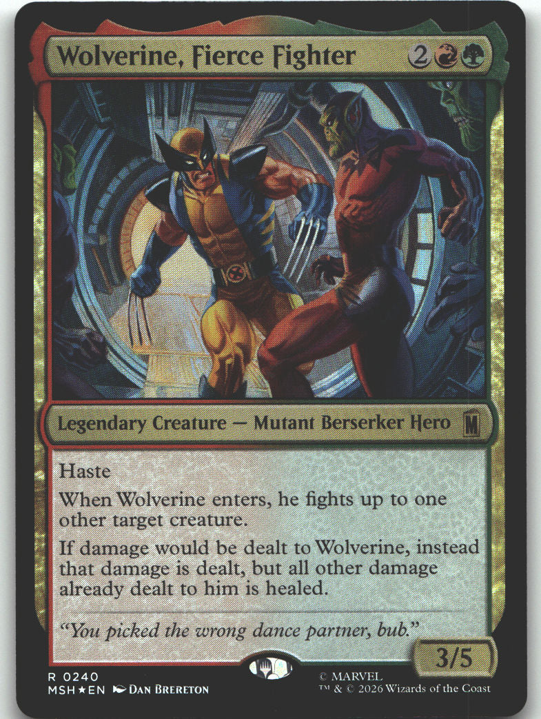 Wolverine, Fierce Fighter