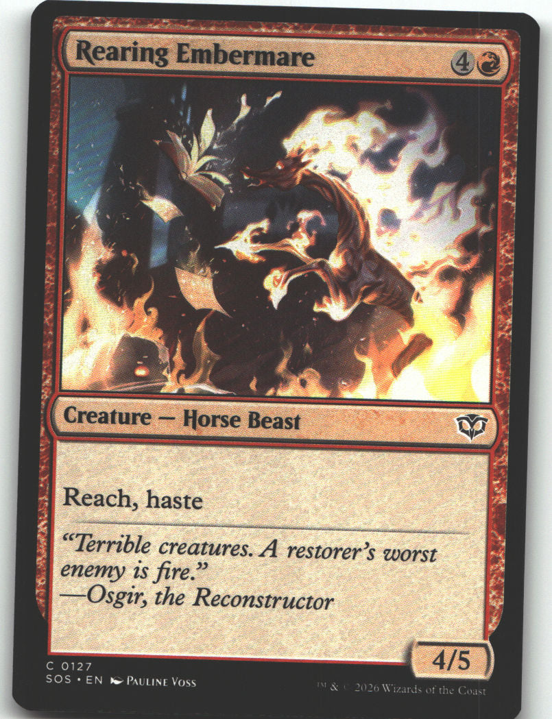 Rearing Embermare