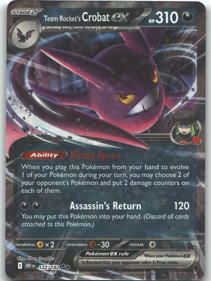 Team Rocket's Crobat ex - 122/182