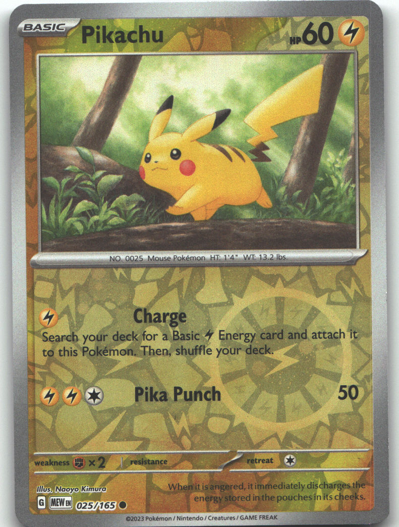 Pikachu - 025/165