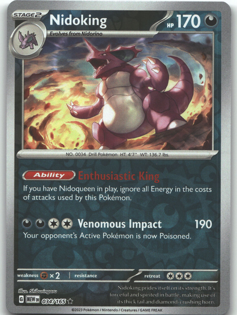Nidoking - 034/165