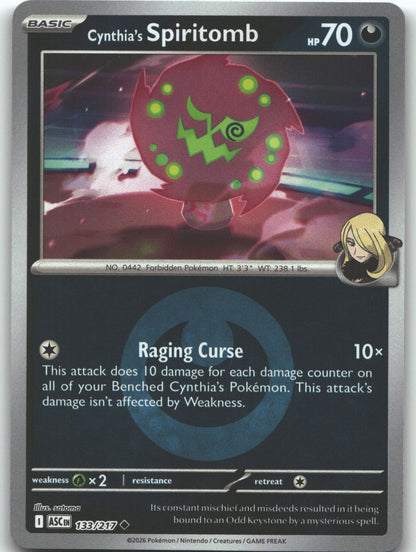 Cynthia's Spiritomb - 133/217