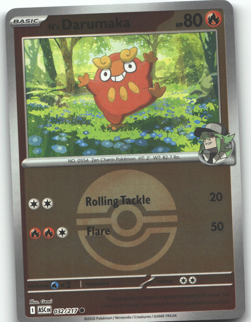 N's Darumaka (Poke Ball)