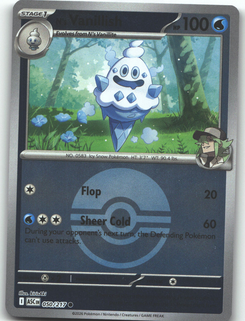 N's Vanillish (Poke Ball)