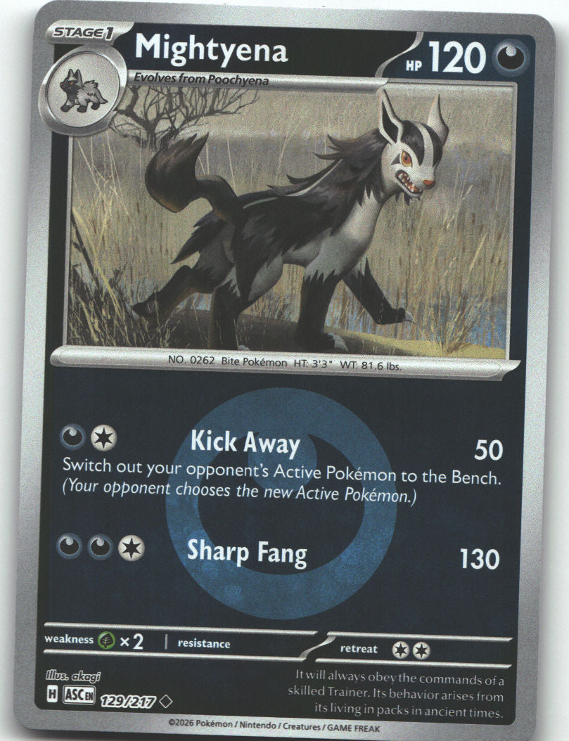 Mightyena - 129/217 (Energy Symbol Pattern)