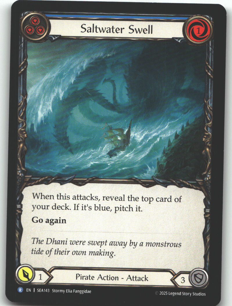 Saltwater Swell (Blue)