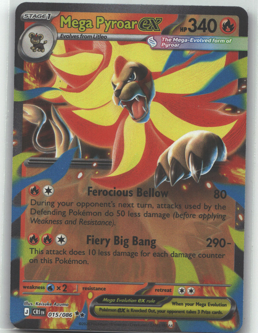 Mega Pyroar ex - 015/086