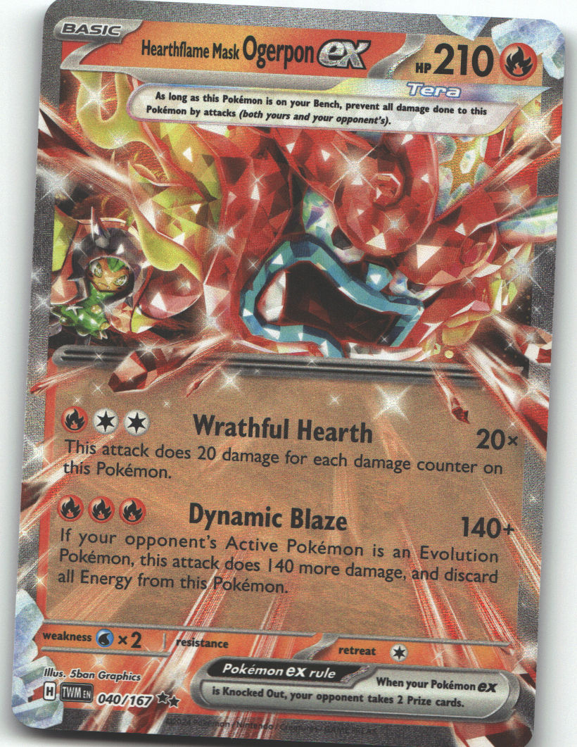 Hearthflame Mask Ogerpon ex - 040/167