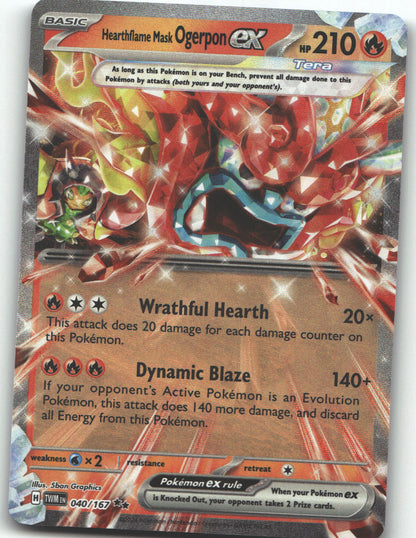 Hearthflame Mask Ogerpon ex - 040/167