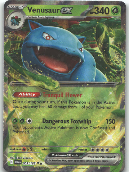 Venusaur ex - 003/165