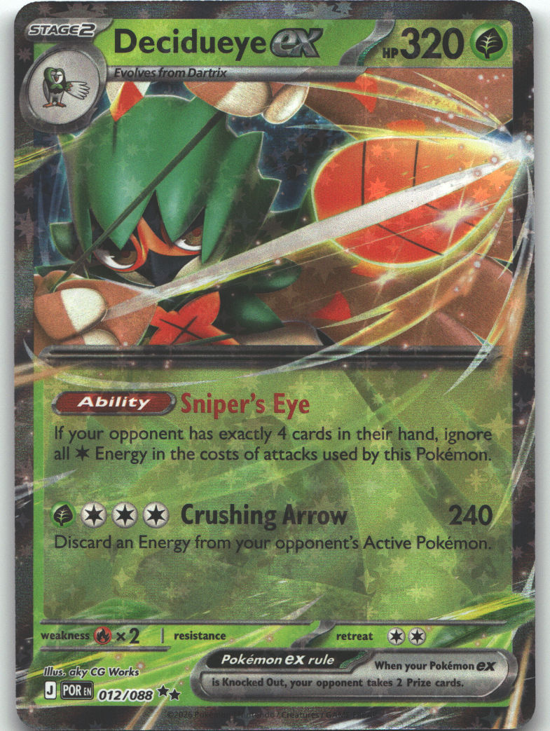 Decidueye ex - 012/088