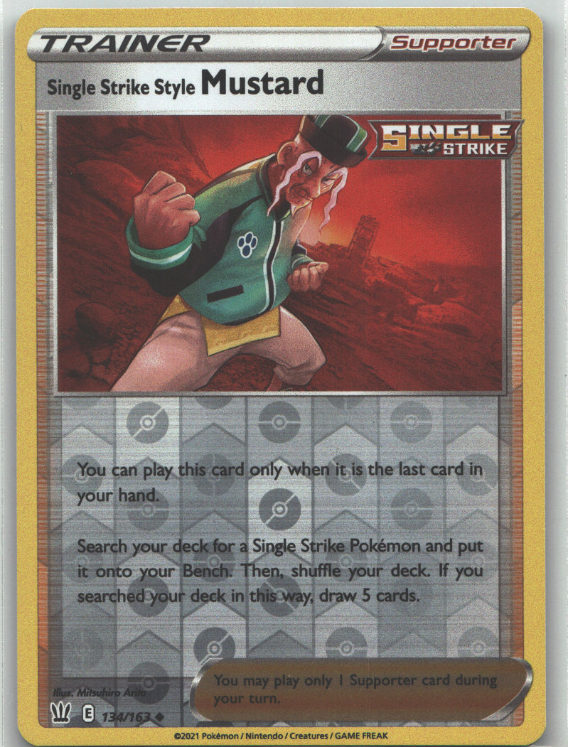 Single Strike Style Mustard