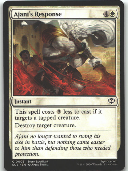 Ajani's Response