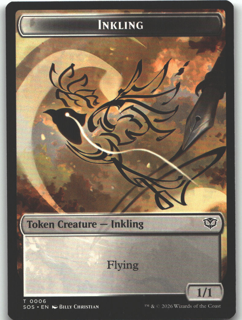 Fractal (0004) // Inkling (006) Double-Sided Token