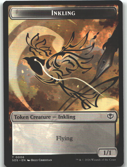 Fractal (0004) // Inkling (006) Double-Sided Token