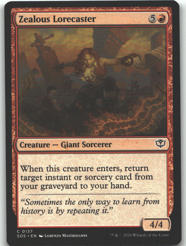 Zealous Lorecaster