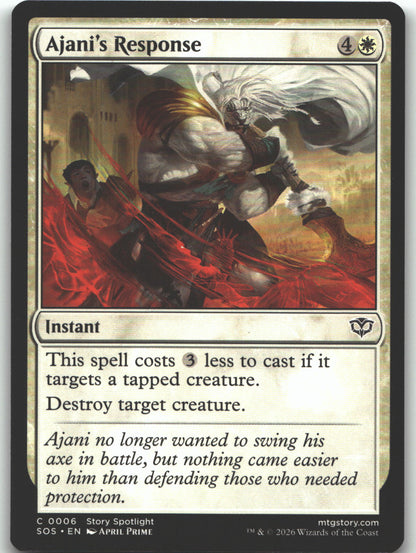 Ajani's Response