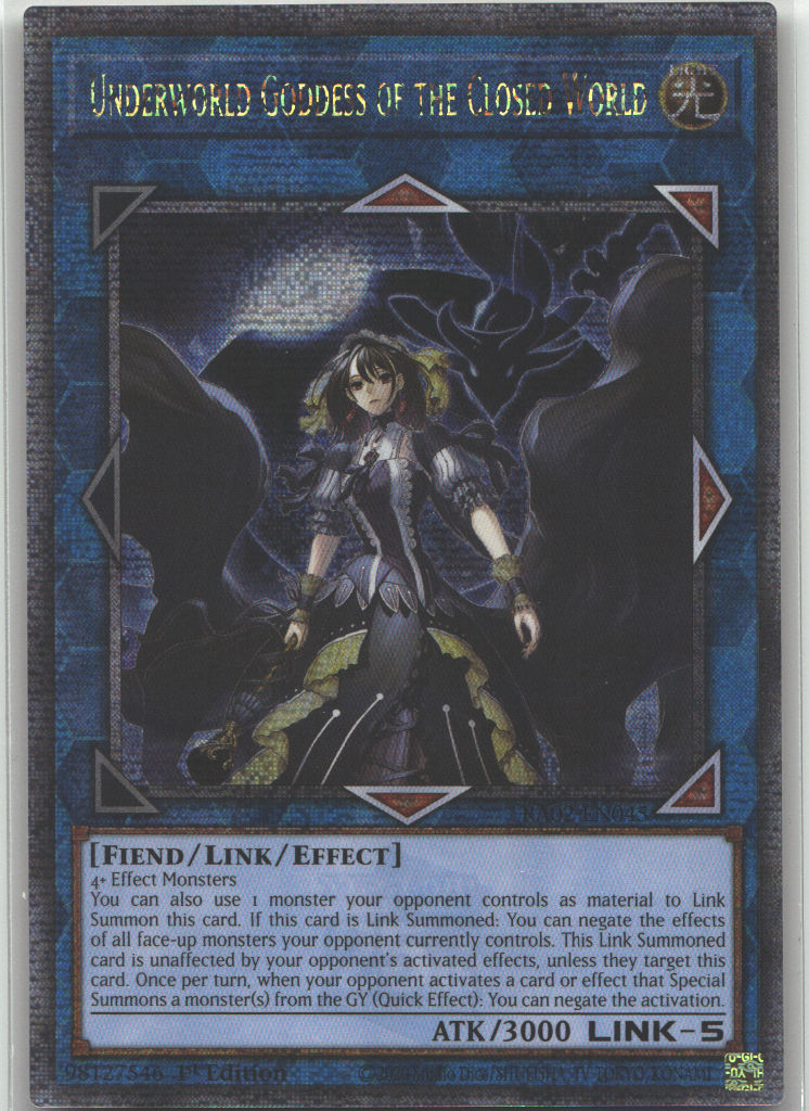 Underworld Goddess of the Closed World (Quarter Century Secret Rare)