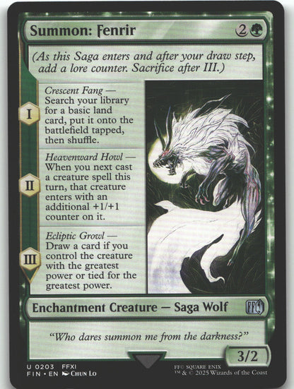 Summon: Fenrir