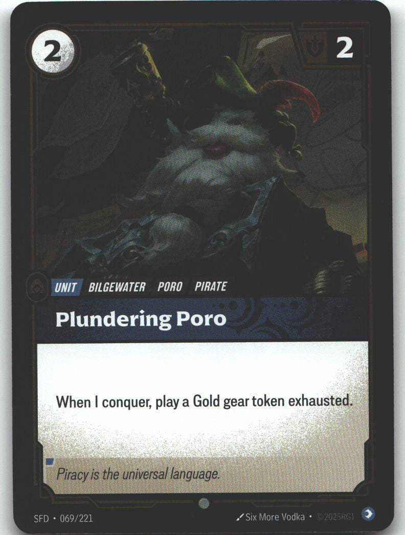 Plundering Poro
