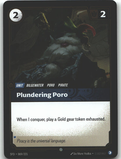 Plundering Poro