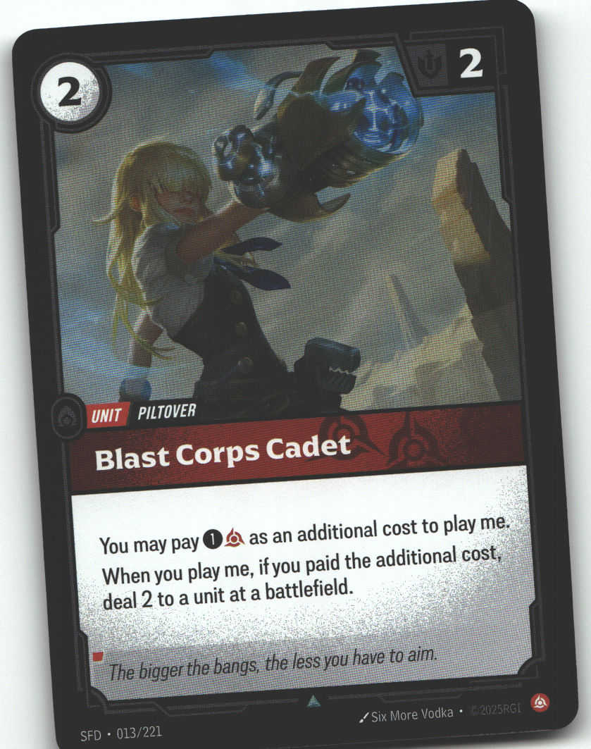 Blast Corps Cadet