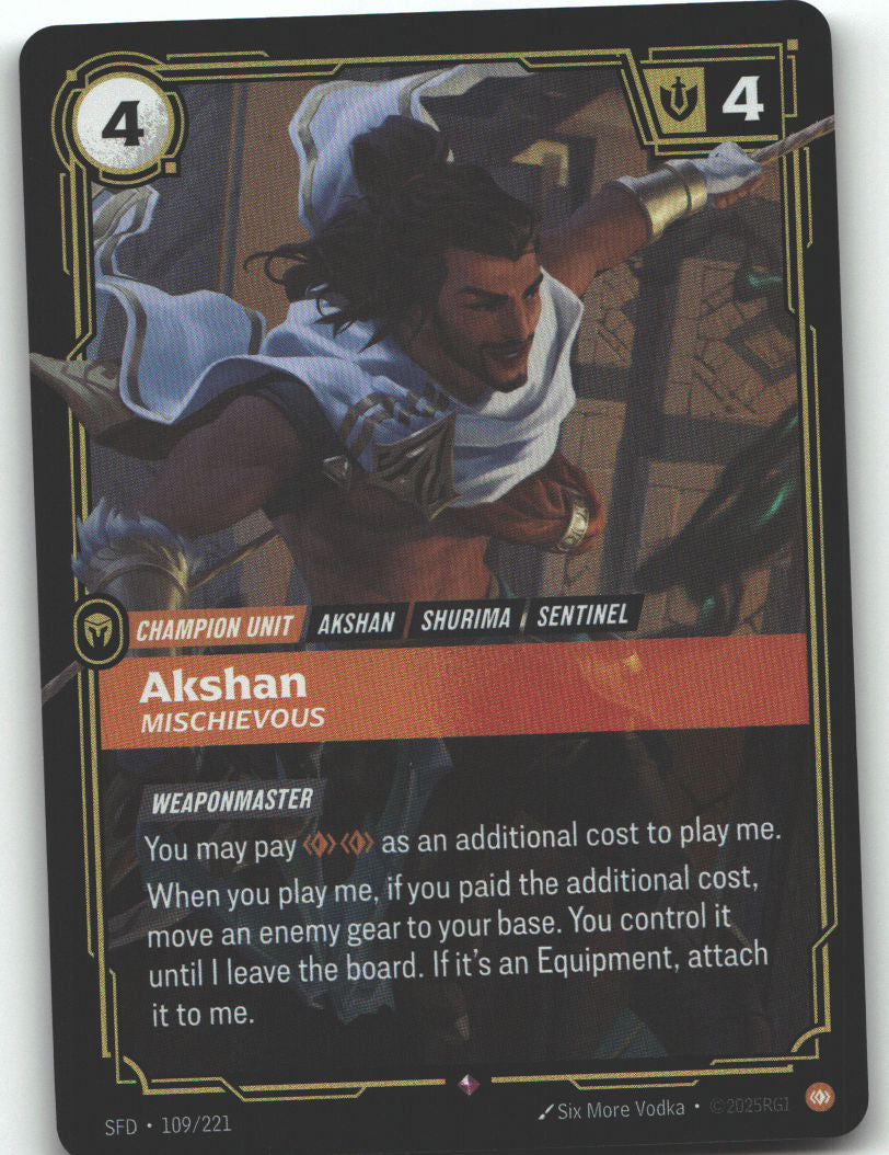 Akshan, Mischievous