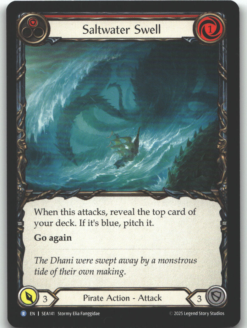 Saltwater Swell (Red)