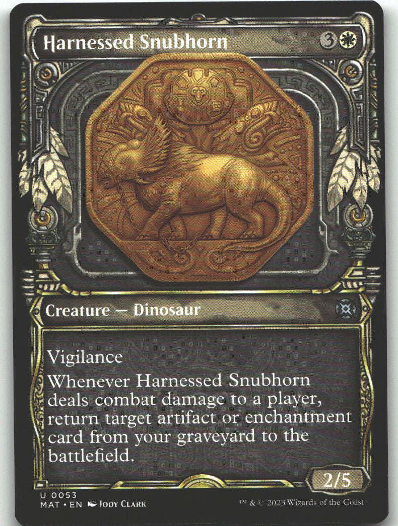Harnessed Snubhorn (Showcase)